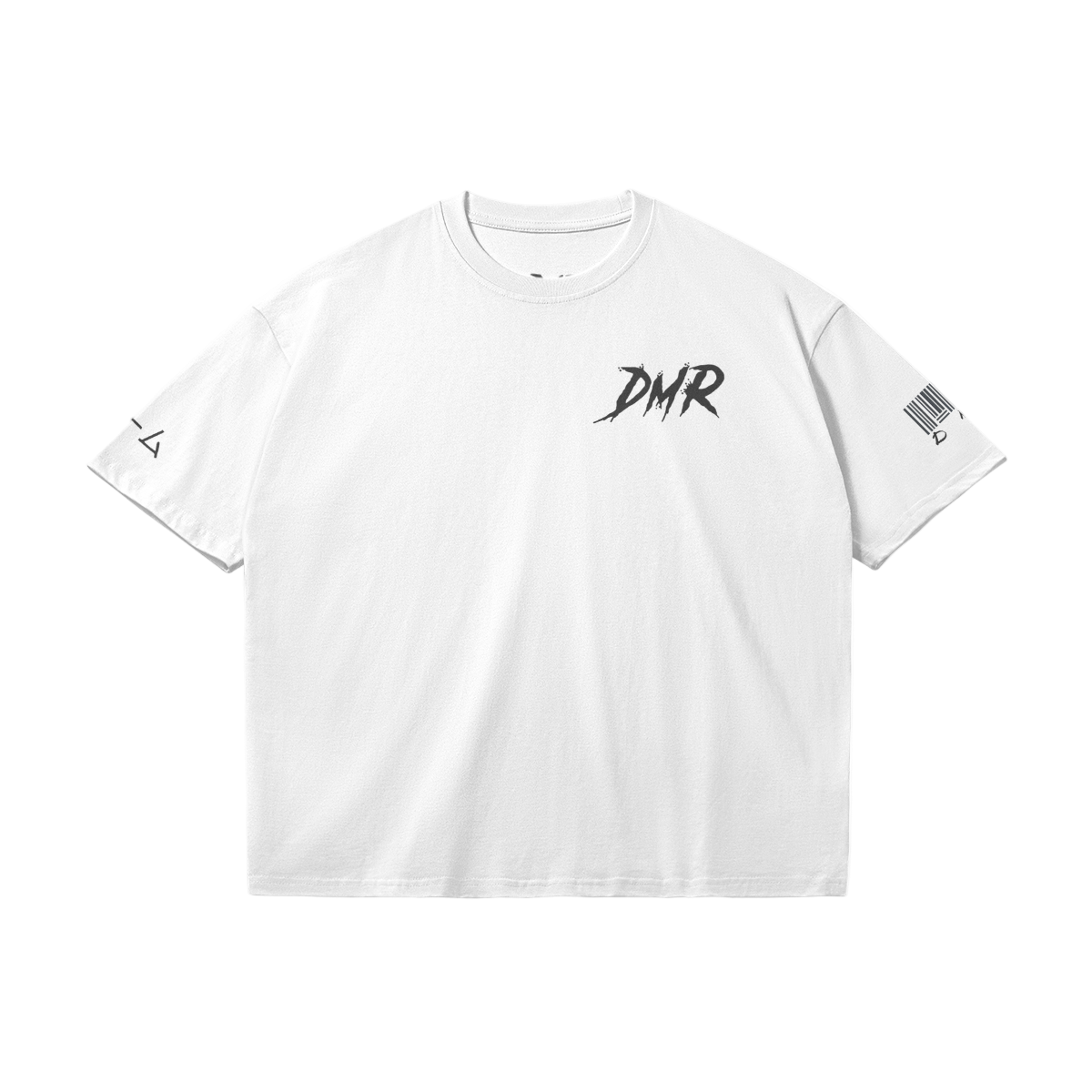 V1 Collection Icy Black koi fish shirt-Small Front Logo